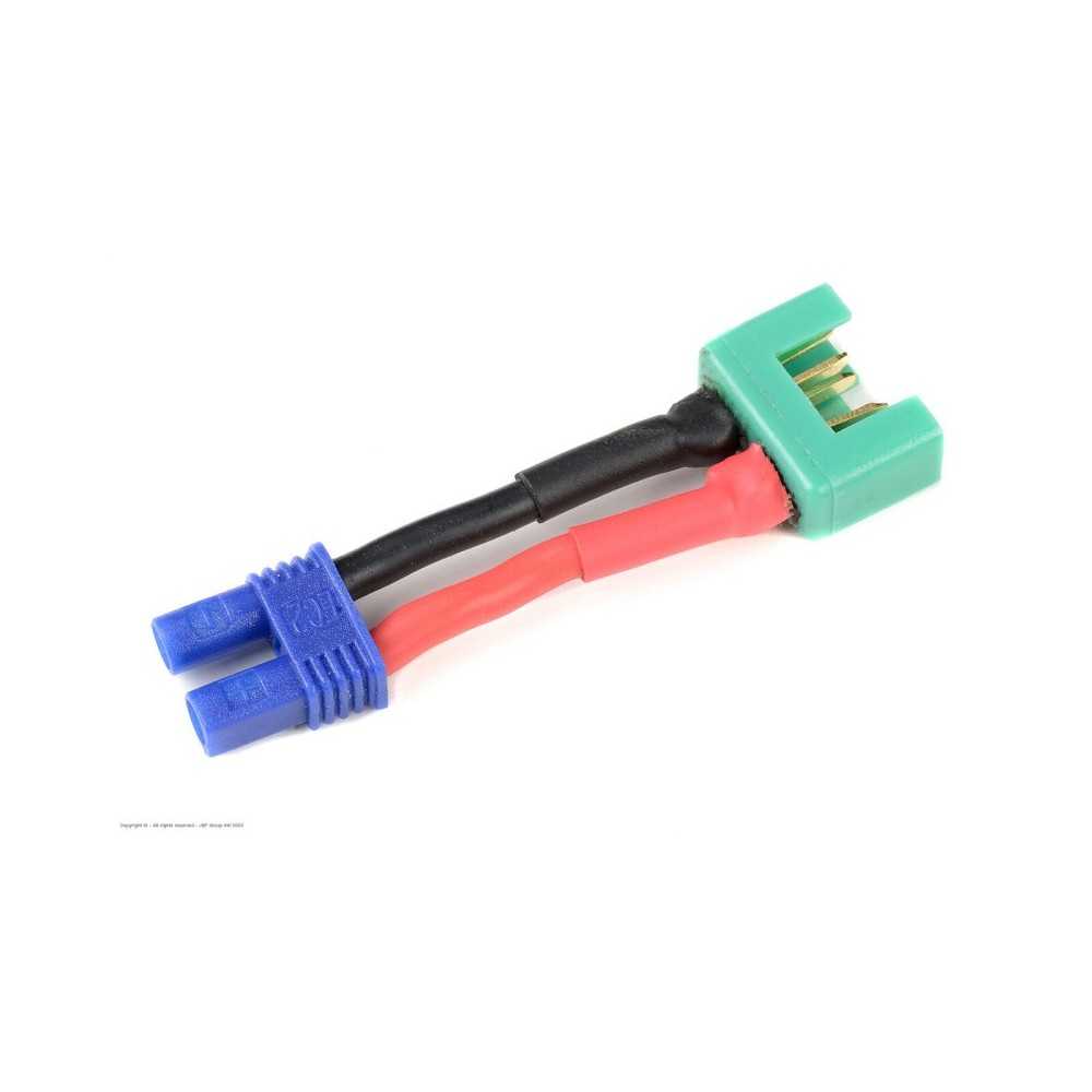 Revtec - Power Adapter Lead - EC-2 Socket MPX Plug - 14AWG Silicone Wire - 1 pc GF-1301-102