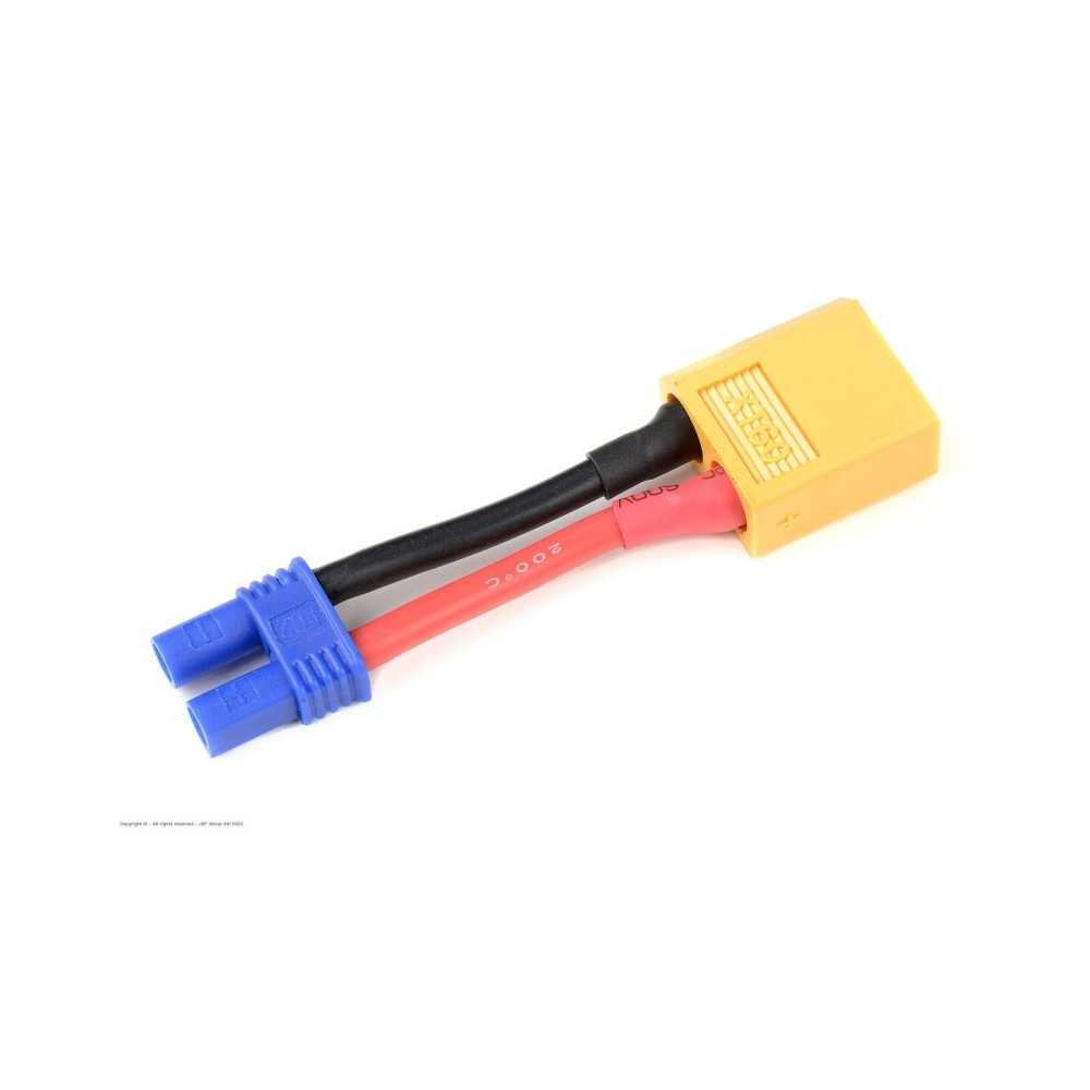 Revtec - Power Adapter Lead - EC-2 Socket XT-60 Plug - 14AWG Silicone Wire - 1 pc GF-1301-099