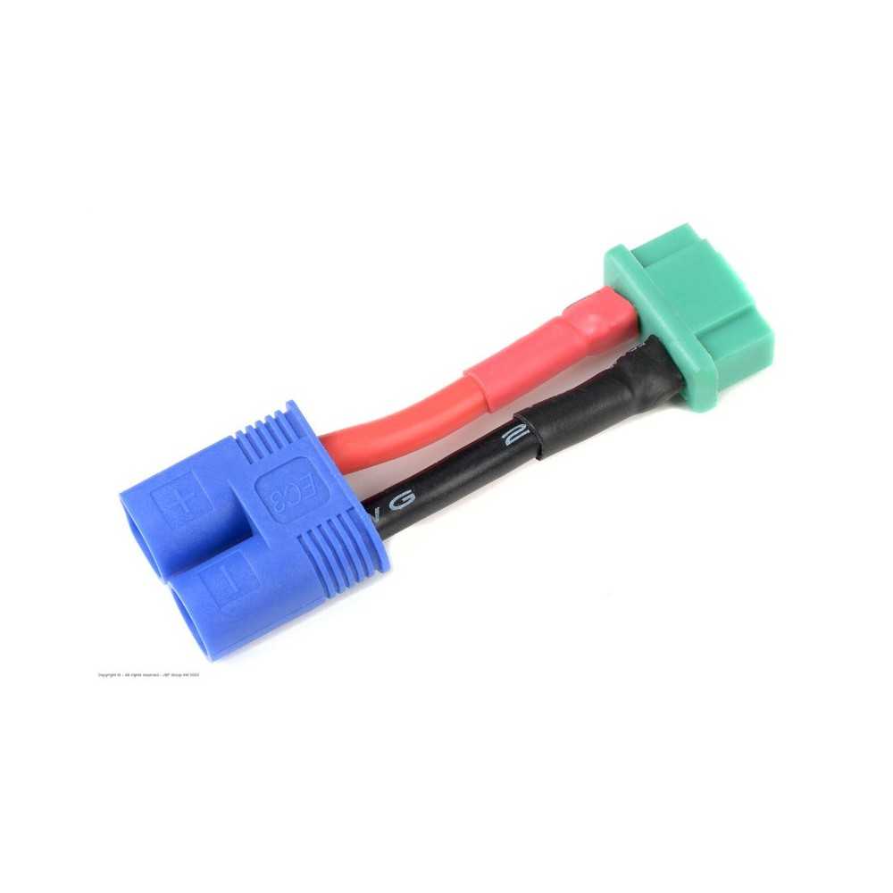 Revtec - Power Adapter Lead - EC-3 Plug MPX Socket - 14AWG Silicone Wire - 1 pc GF-1301-107