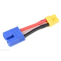 Revtec - Power Adapter Lead - EC-3 Plug XT-30 Socket - 14AWG Silicone Wire - 1 pc GF-1301-105