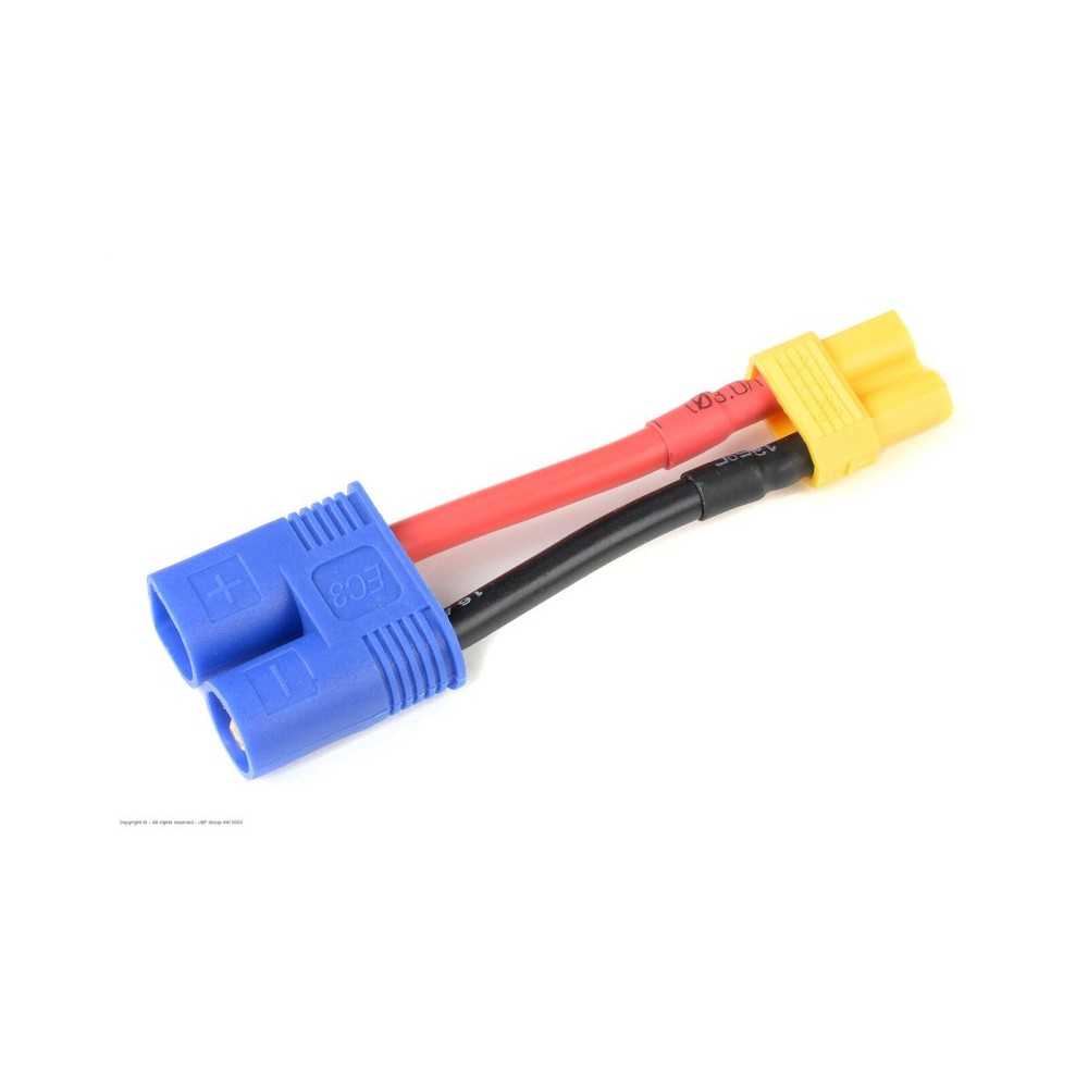 Revtec - Power Adapter Lead - EC-3 Plug XT-30 Socket - 14AWG Silicone Wire - 1 pc GF-1301-105