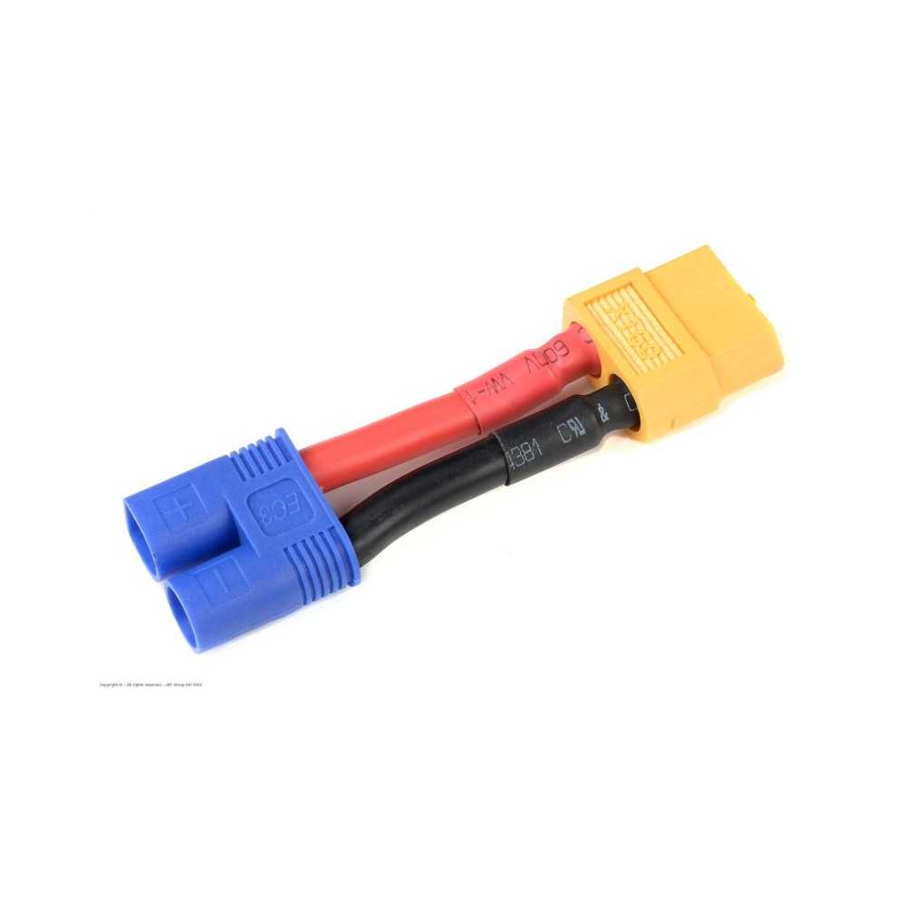 Revtec - Power Adapter Lead - EC-3 Plug XT-60 Socket - 12AWG Silicone Wire - 1 pc GF-1301-106