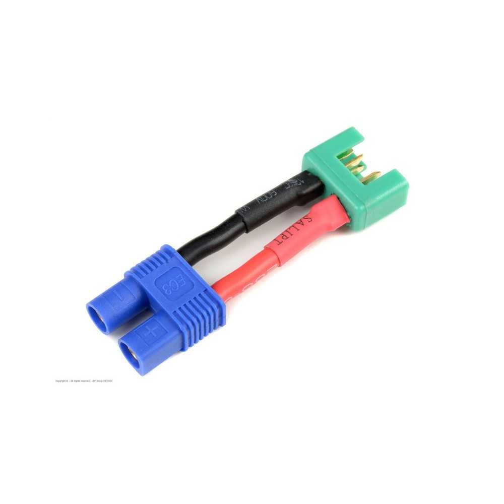 Revtec - Power Adapter Lead - EC-3 Socket MPX Plug - 14AWG Silicone Wire - 1 pc GF-1301-114