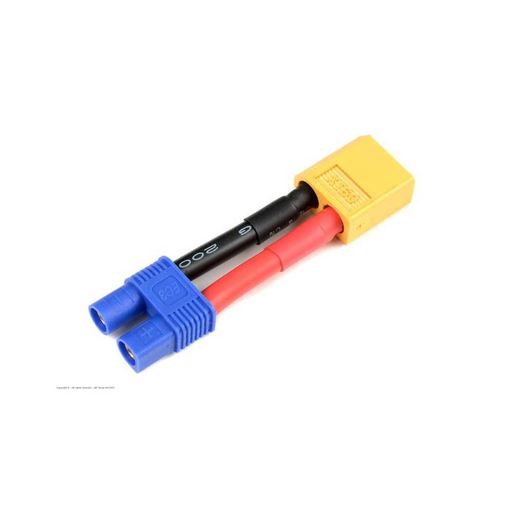 Revtec - Power Adapter Lead - EC-3 Socket XT-60 Plug - 12AWG Silicone Wire - 1 pc GF-1301-113