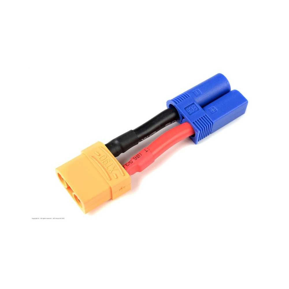 Revtec - Power Adapter Lead - EC-5 Plug XT-90 Socket - 10AWG Silicone Wire - 1 pc GF-1301-118