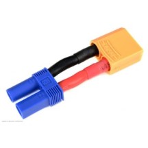 Revtec - Power Adapter Lead - EC-5 Socket XT-90 Plug - 10AWG Silicone Wire - 1 pc GF-1301-125