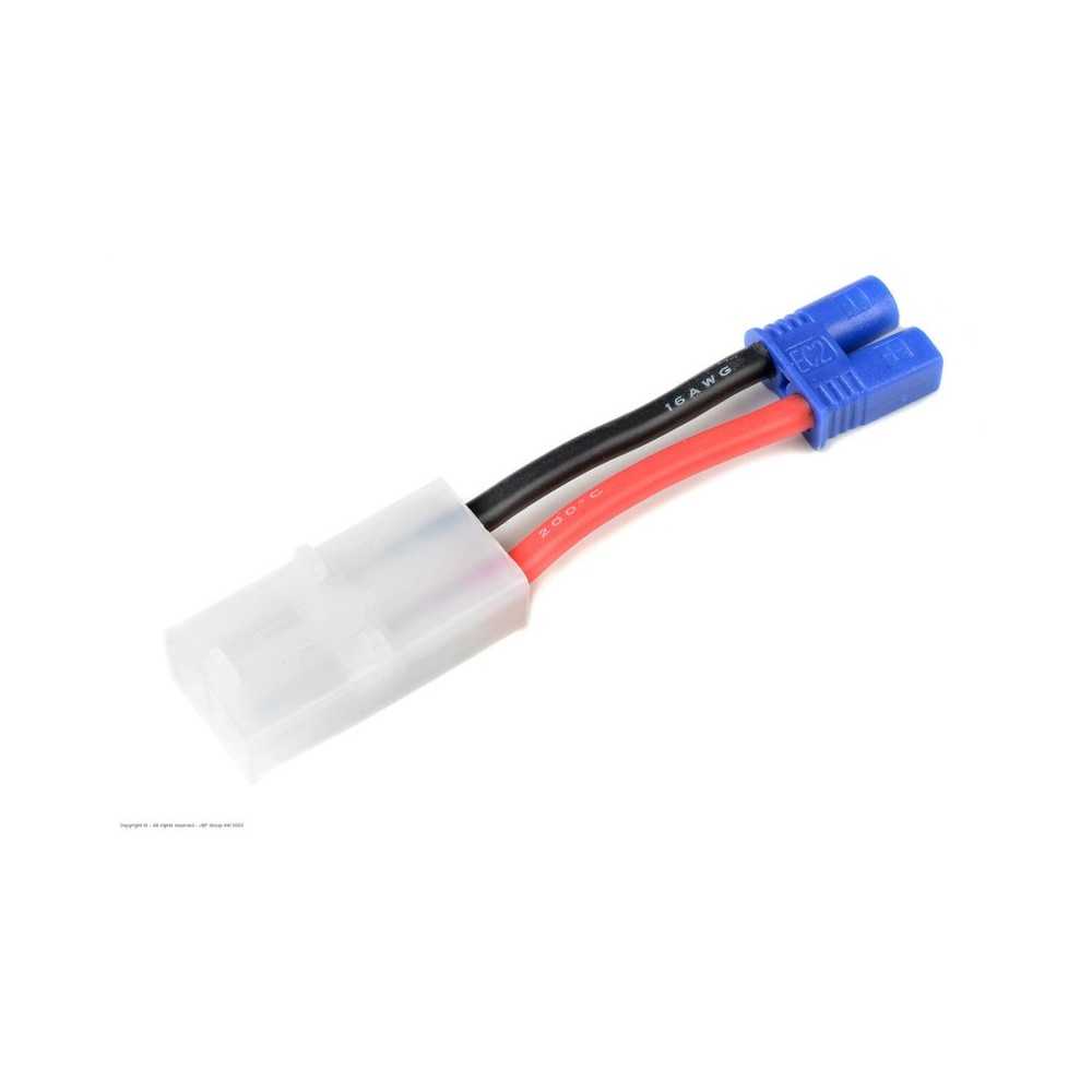 Revtec - Power Adapter Lead - Tamiya Plug EC-2 Plug - 14AWG Silicone Wire - 1 pc GF-1301-051