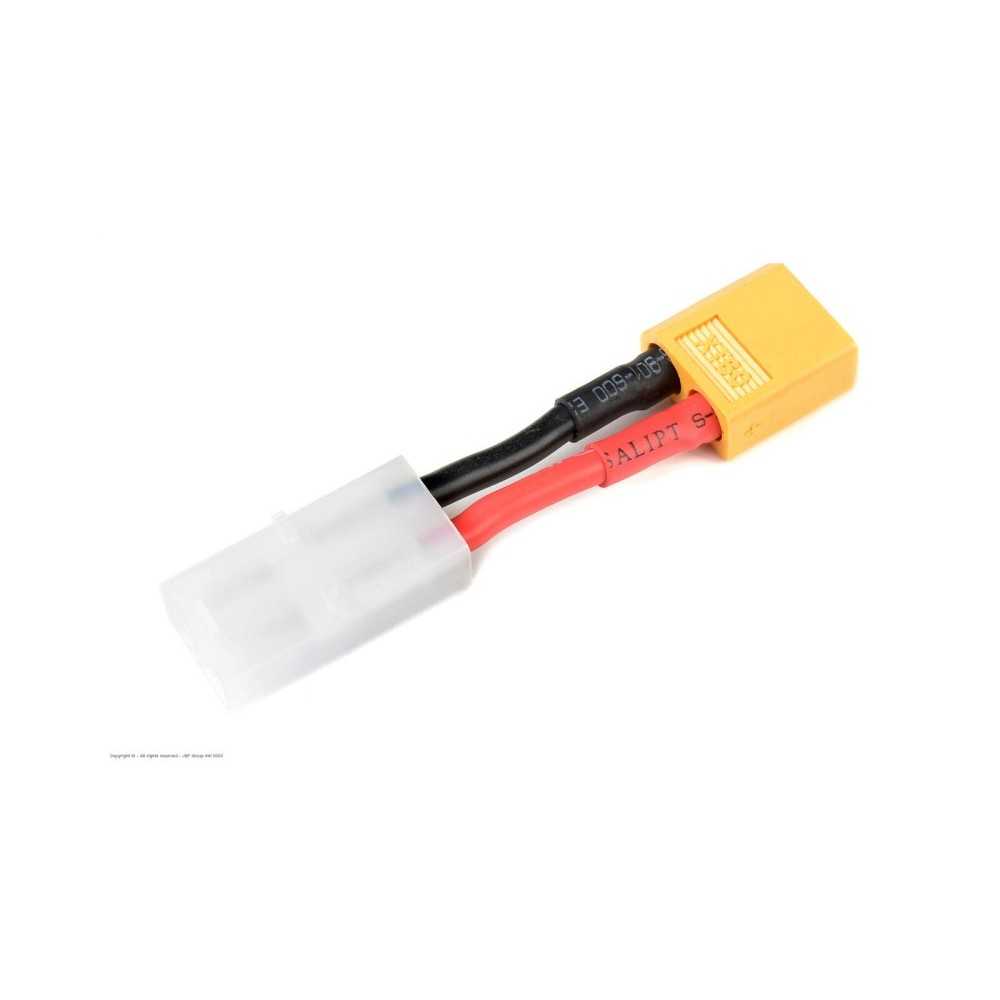 Revtec - Power Adapter Lead - Tamiya Plug XT-60 Plug - 14AWG Silicone Wire - 1 pc GF-1301-050