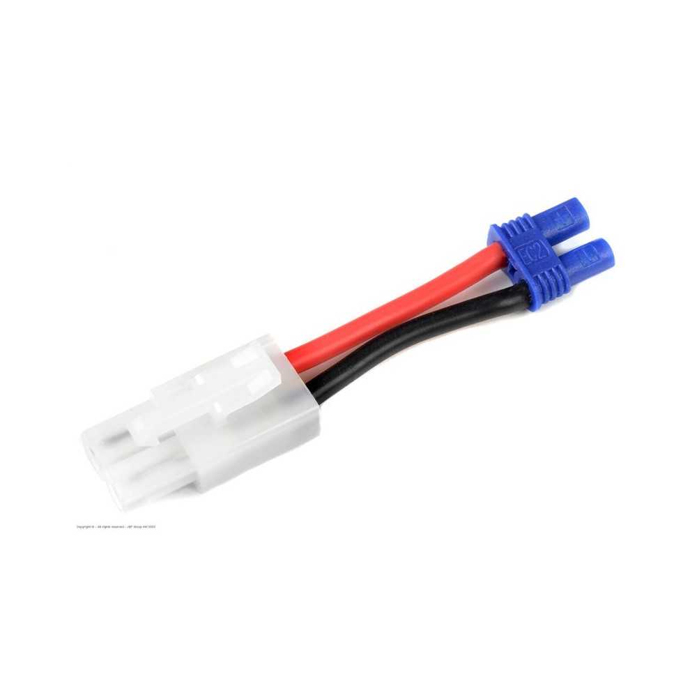 Revtec - Power Adapter Lead - Tamiya Socket EC-2 Socket - 14AWG Silicone Wire - 1 pc GF-1301-046