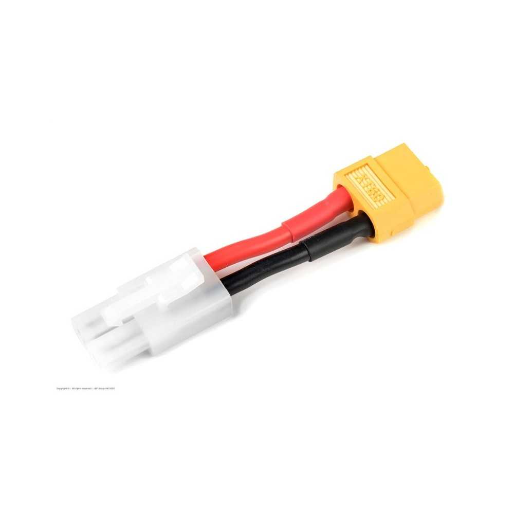 Revtec - Power Adapter Lead - Tamiya Socket XT-60 Socket - 14AWG Silicone Wire - 1 pc GF-1301-045