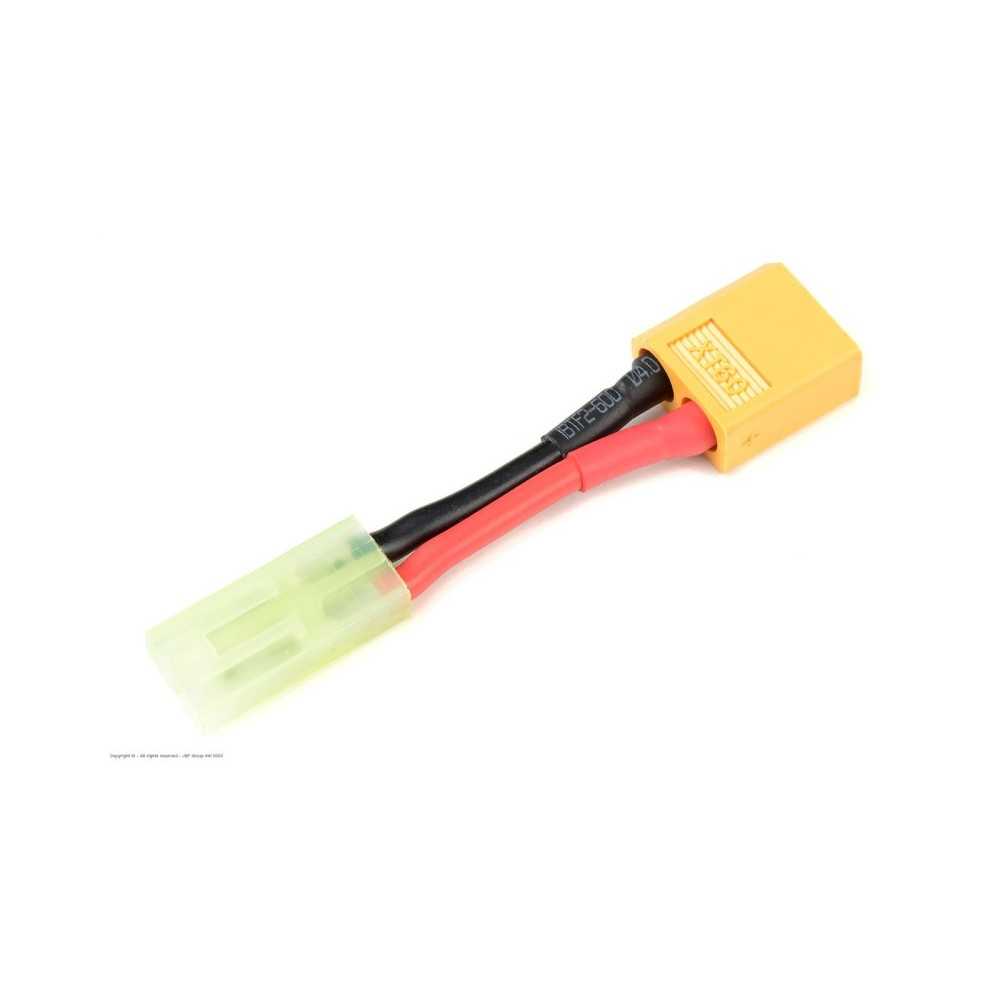 Revtec - Power Adapter Lead - XT-60 Plug Mini Tamiya Plug - 16AWG Silicone Wire - 1 pc GF-1301-008