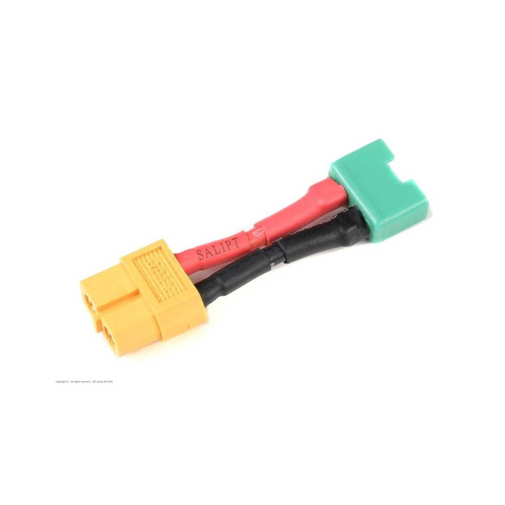 Revtec - Power Adapter Lead - XT-60 Socket MPX Plug - 14AWG Silicone Wire - 1 pc GF-1301-145