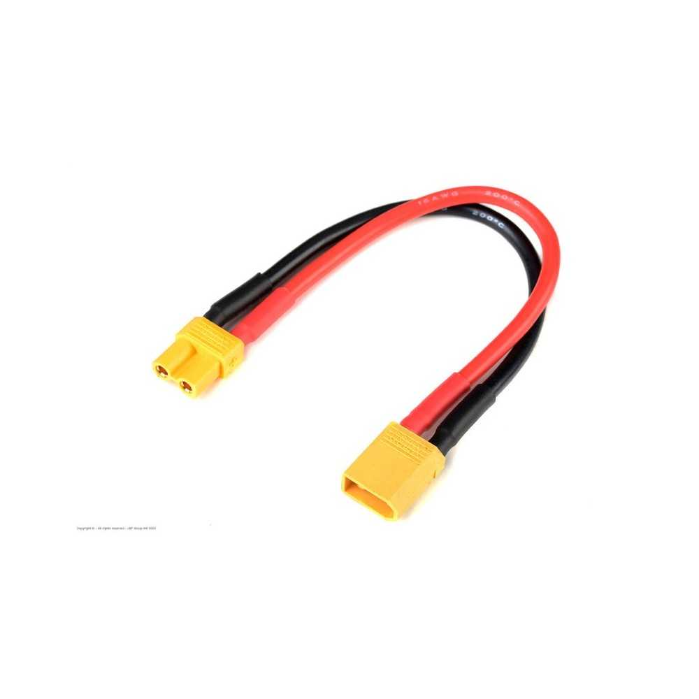 Revtec - Power Extension Lead - XT-30 - 14AWG Silicone Wire - 12cm - 1 pc GF-1311-010