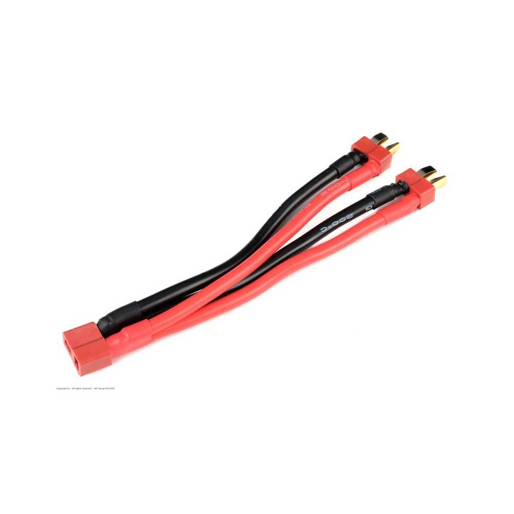 Revtec - Power Y-Lead - Parallel - Deans - 12AWG Silicone Wire - 12cm - 1 pc GF-1321-071