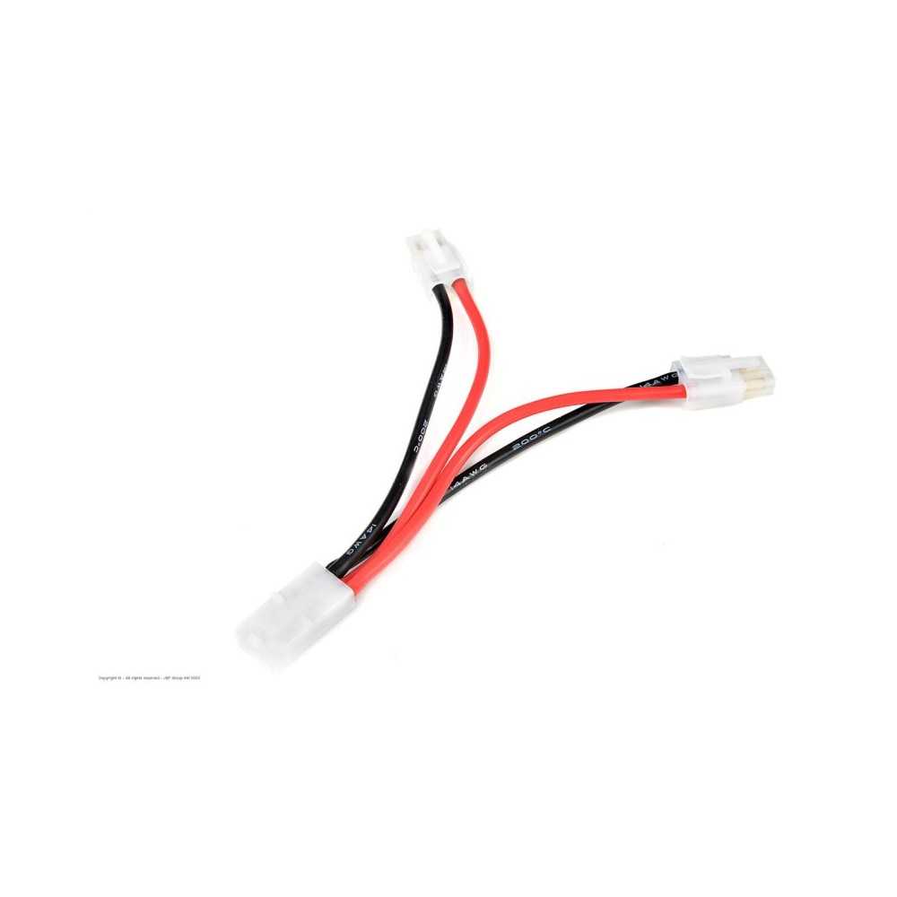 Revtec - Power Y-Lead - Parallel - Tamiya - 16AWG Silicone Wire - 12cm - 1 pc GF-1321-041