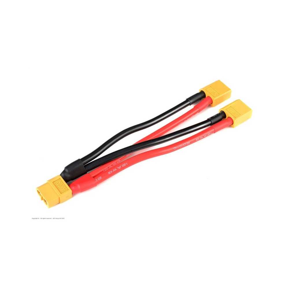 Revtec - Power Y-Lead - Parallel - XT-60 - 12AWG Silicone Wire - 12cm - 1 pc GF-1321-016