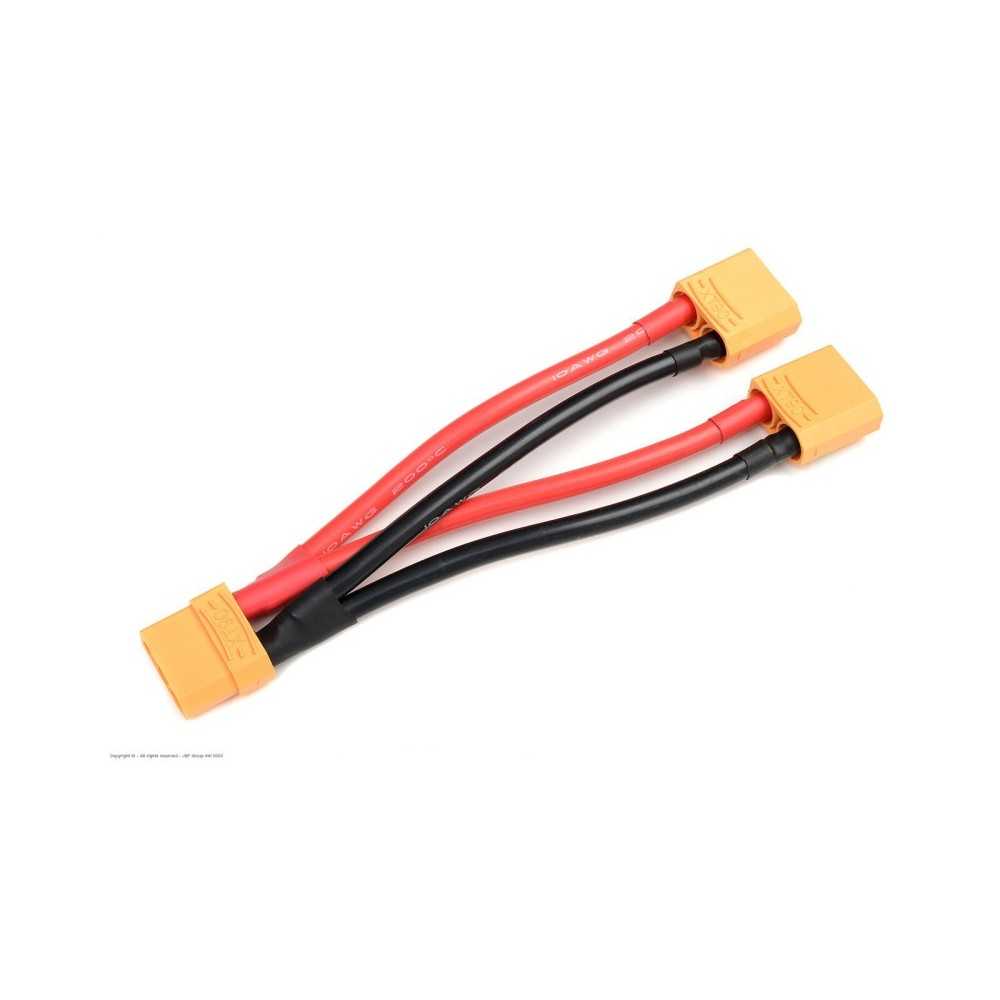 Revtec - Power Y-Lead - Parallel - XT-90 - 10AWG Silicone Wire - 12cm - 1 pc GF-1321-021