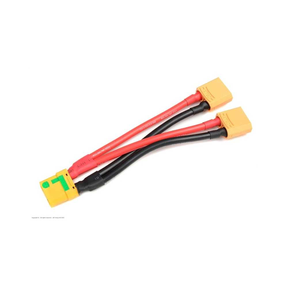 Revtec - Power Y-Lead - Parallel - XT-90 AS Anti-Spark - 10AWG Silicone Wire - 12cm - 1 pc GF-1321-026