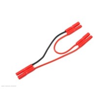 Revtec - Power Y-Lead - Serial - 2mm Gold Connector - 20AWG Silicone Wire - 12cm - 1 pc GF-1320-110