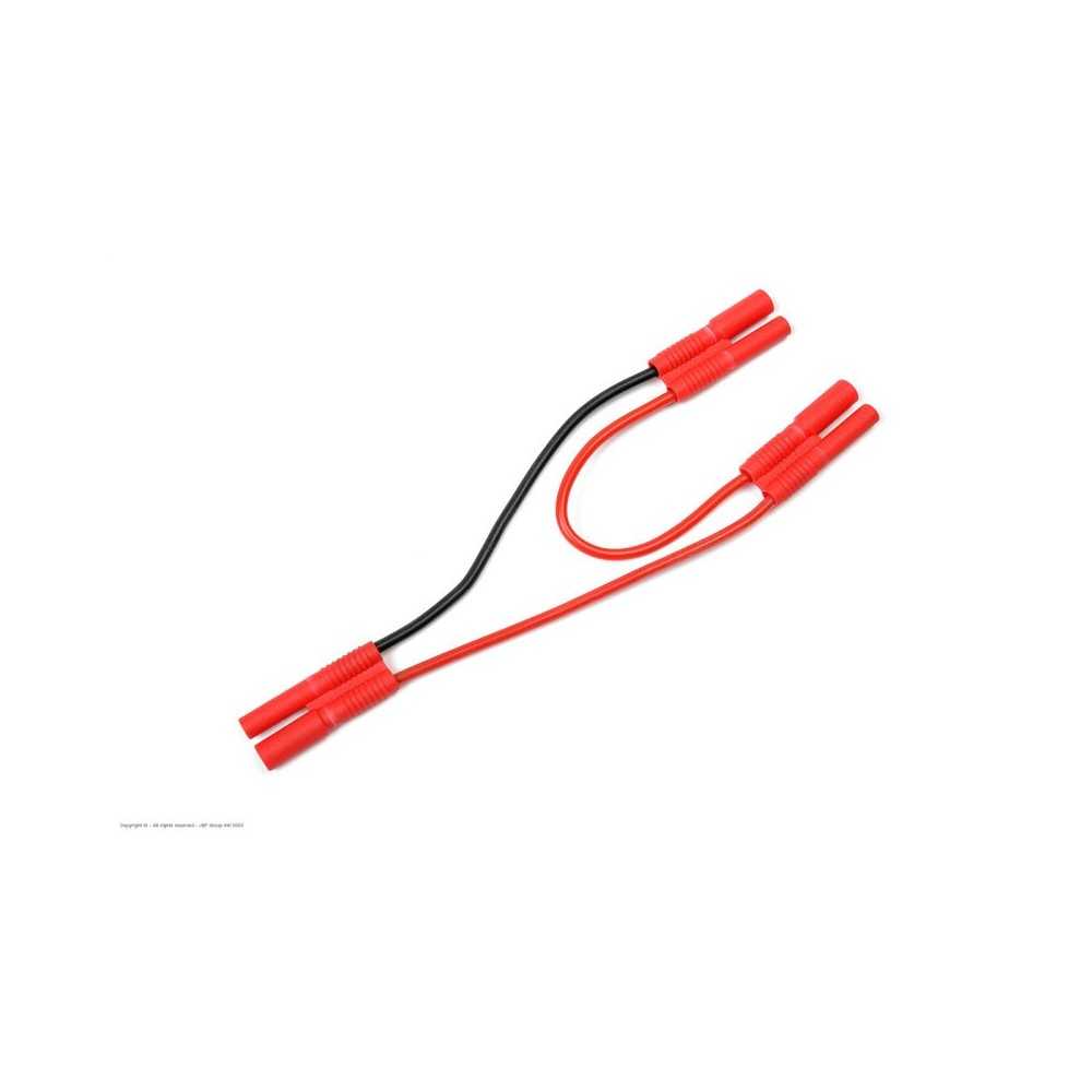 Revtec - Power Y-Lead - Serial - 2mm Gold Connector - 20AWG Silicone Wire - 12cm - 1 pc GF-1320-110