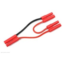 Revtec - Power Y-Lead - Serial - 4.0mm Gold Connector - 14AWG Silicone Wire - 12cm - 1 pc GF-1320-120
