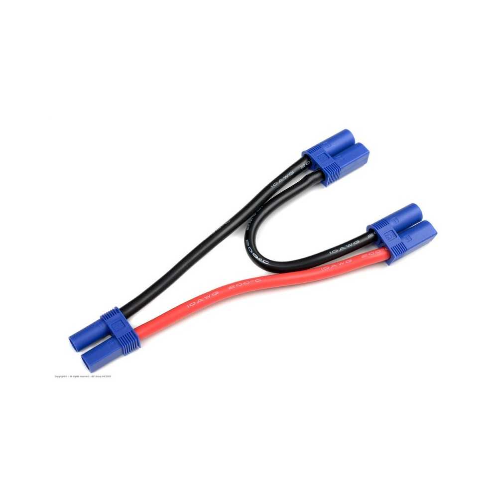 Revtec - Power Y-Lead - Serial - EC-5 - 10AWG Silicone Wire - 12cm - 1 pc GF-1321-160
