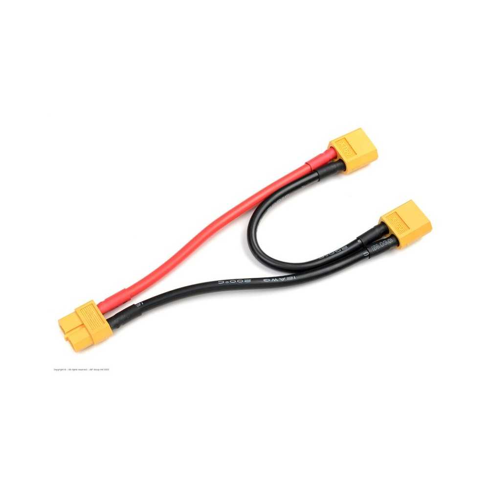 Revtec - Power Y-Lead - Serial - XT-60 - 12AWG Silicone Wire - 12cm - 1 pc GF-1321-015