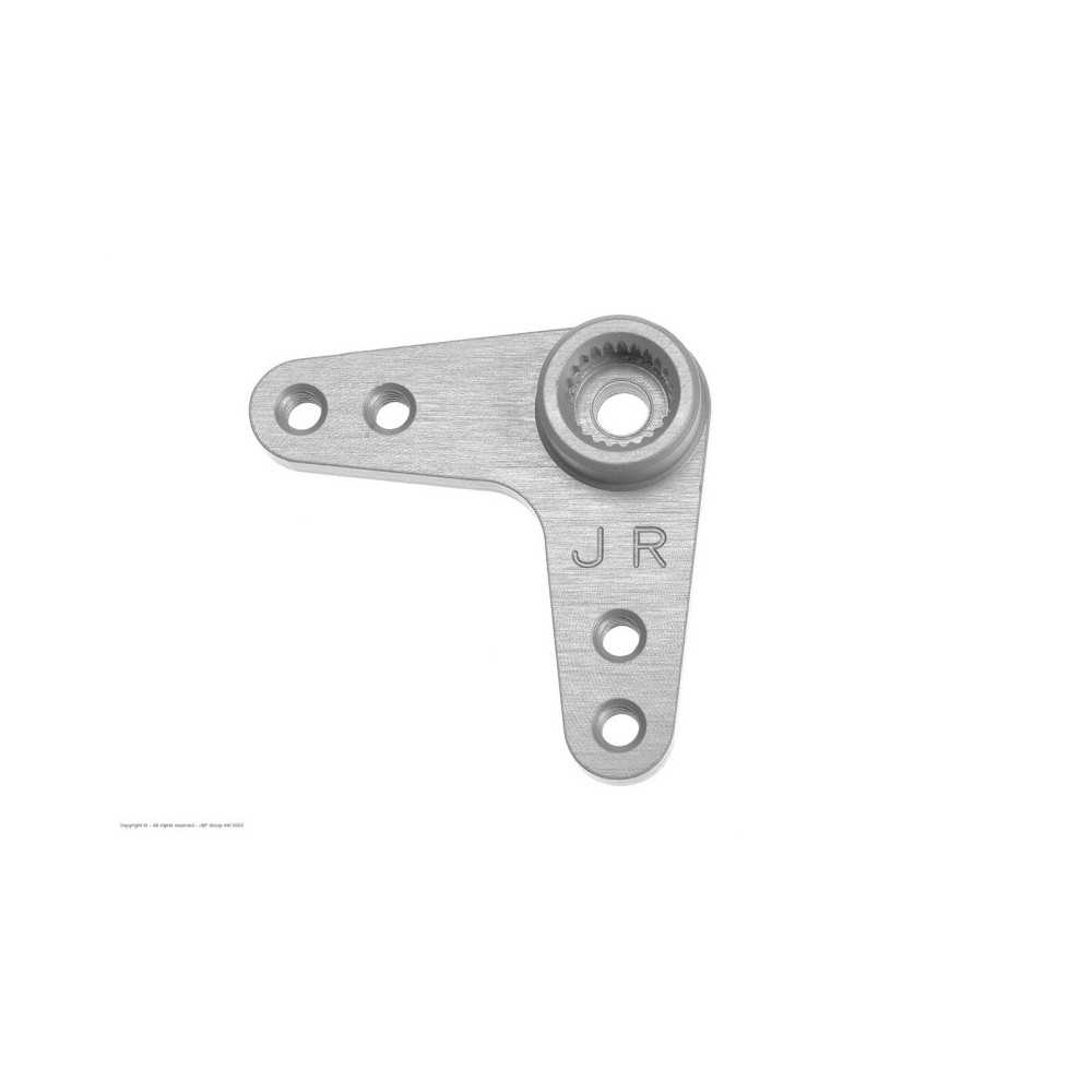 Revtec - Precision Aluminium Servo Horn - 7075 T-6 Alloy - Double 90 Deg. 26mm - 23T JR - 1 pc GF-3154-001