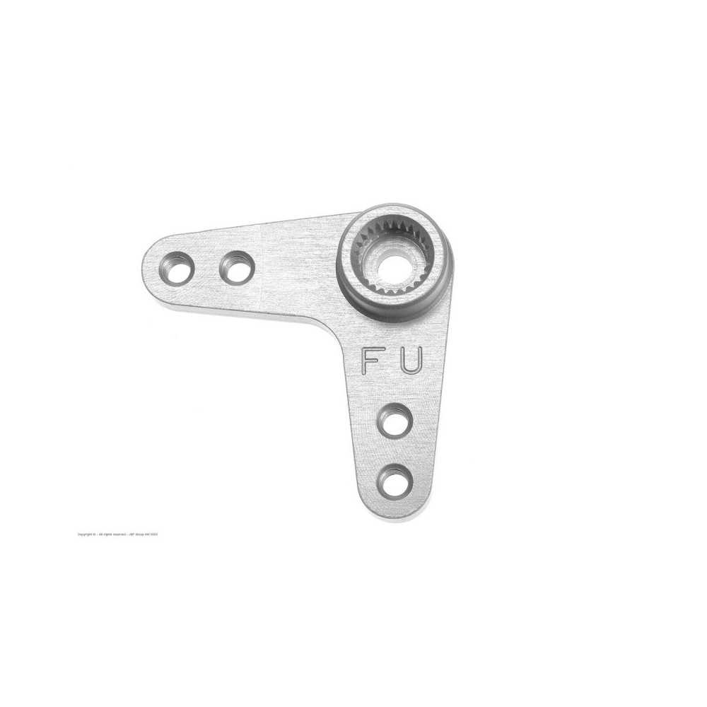 Revtec - Precision Aluminium Servo Horn - 7075 T-6 Alloy - Double 90 Deg. 26mm - 25T Futaba - 1 pc GF-3154-002 Revtec - Precision Aluminium Servo Horn - 7075 T-6 Alloy - Double 90 Deg. 26mm - 25T Futaba - 1 pc GF-3154-002
