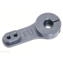 Revtec - Precision Aluminium Servo Horn w/ Slit - 7075 T-6 Alloy - Single 36mm - 24T Hitec - 1 pc GF-3155-003