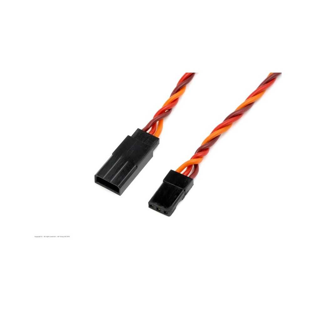 Revtec - Servo Extension Lead - HD Silicone Twisted - JR/Hitec - 22AWG / 60 Strands - 75cm - 1 pc GF-1121-014