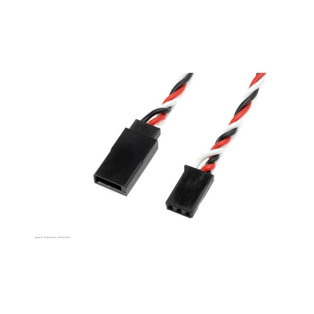 Revtec - Servo Extension Lead - Twisted - Futaba - 22AWG / 60 Strands - 45cm - 1 pc GF-1110-012 Revtec - Servo Extension Lead - Twisted - Futaba - 22AWG / 60 Strands - 45cm - 1 pc GF-1110-012