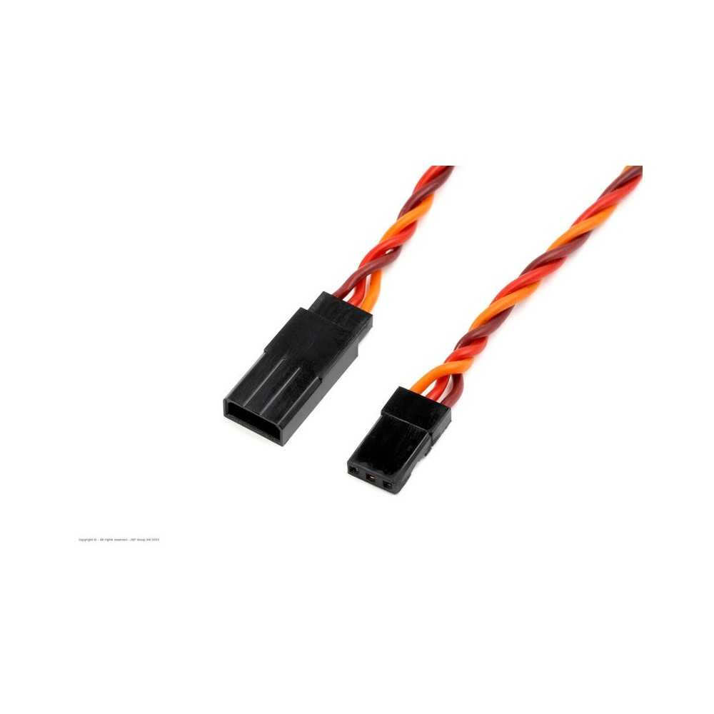 Revtec - Servo Extension Lead - Twisted - JR/Hitec - 22AWG / 60 Strands - 45cm - 1 pc GF-1111-012