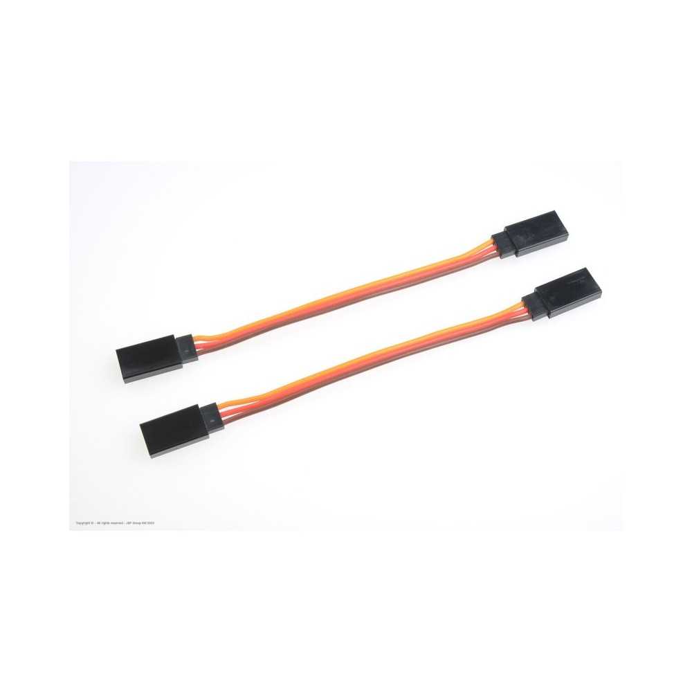 Revtec - Servo Patch Lead - Universal Socket - 10 cm - 2 pcs GF-1142-001 Revtec - Servo Patch Lead - Universal Socket - 10 cm - 2 pcs GF-1142-001