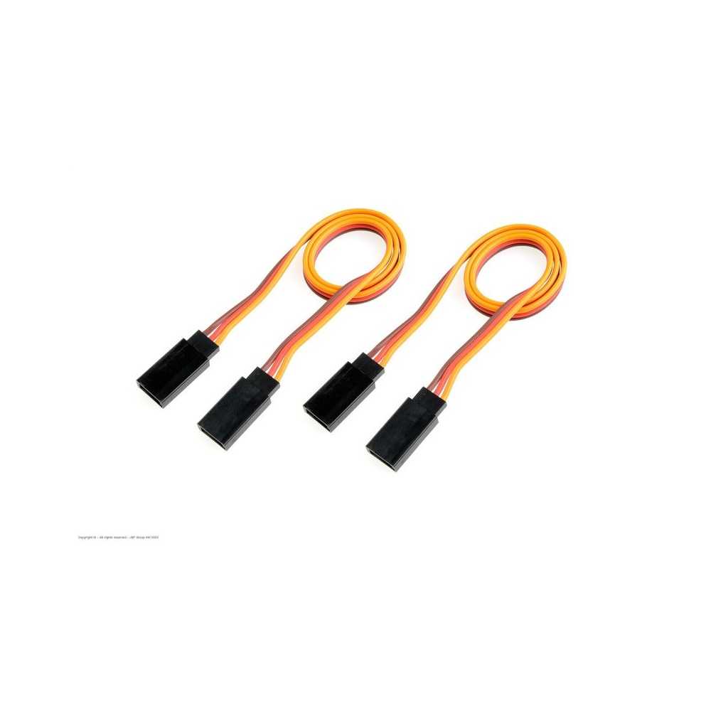 Revtec - Servo Patch Lead - Universal Socket - 30 cm - 2 pcs GF-1142-002 Revtec - Servo Patch Lead - Universal Socket - 30 cm - 2 pcs GF-1142-002