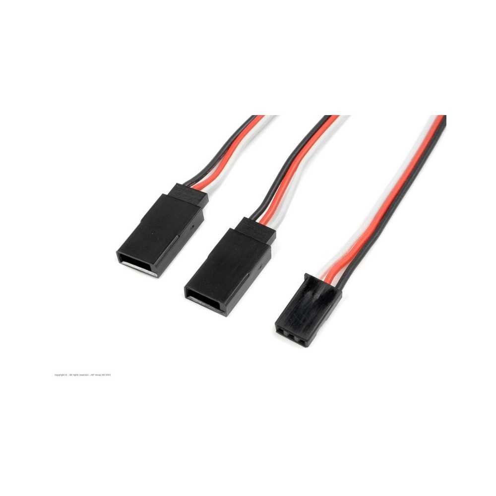 Revtec - Servo Y-Lead - Futaba - 22AWG / 60 Strands - 15cm - 1 pc GF-1100-020 Revtec - Servo Y-Lead - Futaba - 22AWG / 60 Strands - 15cm - 1 pc GF-1100-020
