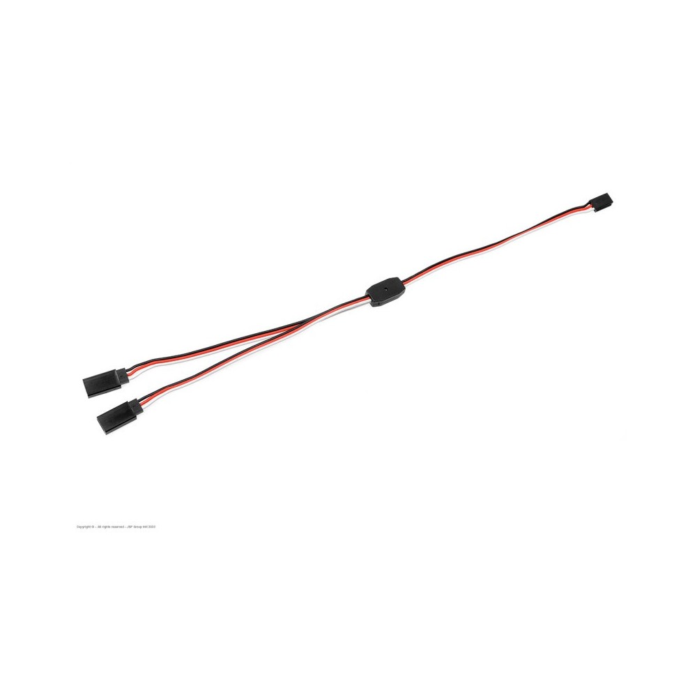Revtec - Servo Y-Lead - Futaba - 22AWG / 60 Strands - 30cm - 1 pc GF-1100-021 Revtec - Servo Y-Lead - Futaba - 22AWG / 60 Strands - 30cm - 1 pc GF-1100-021