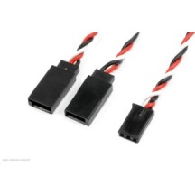 Revtec - Servo Y-Lead - HD Silicone Twisted - Futaba - 22AWG / 60 Strands - 15cm - 1 pc GF-1120-020
