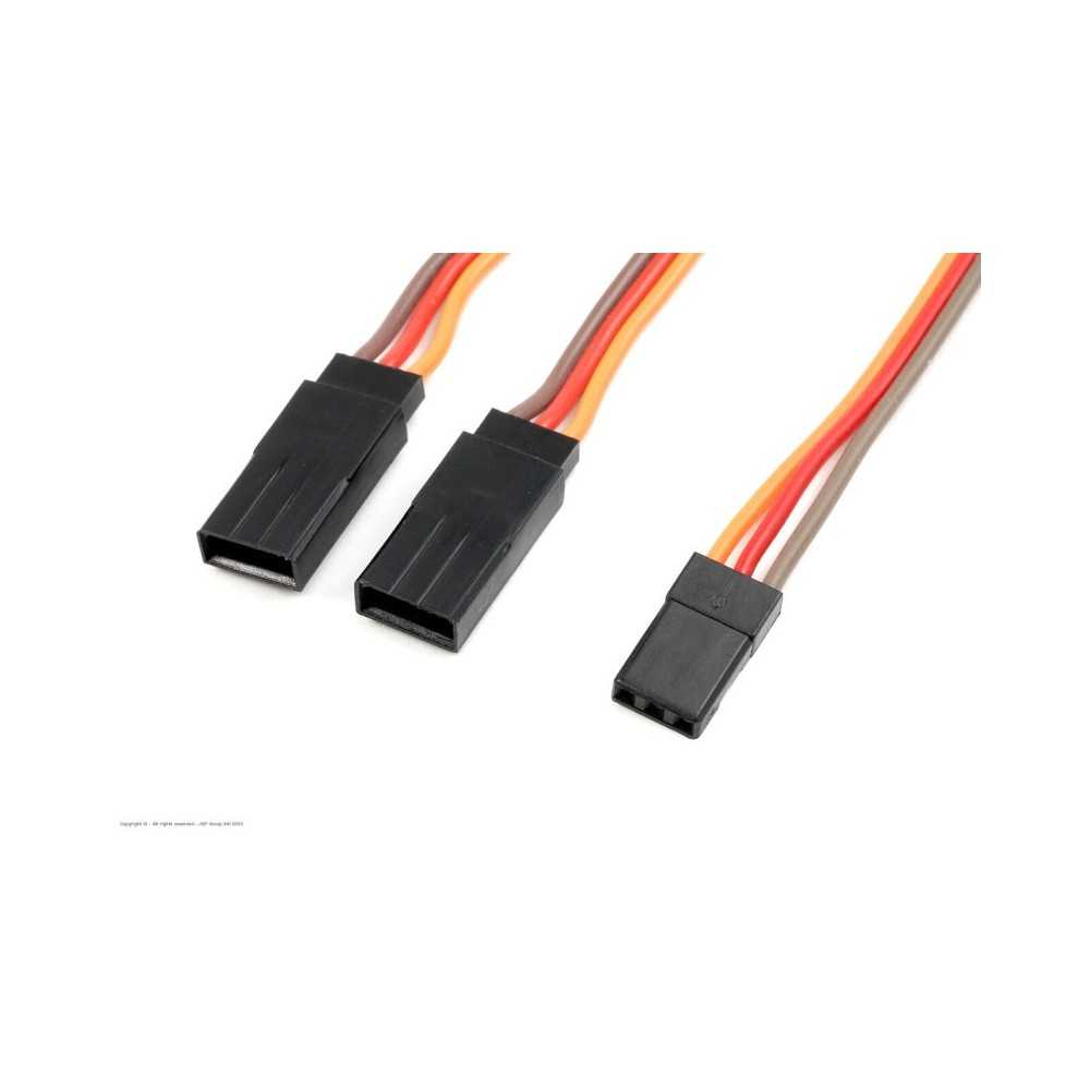 Revtec - Servo Y-Lead - JR/Hitec - 22AWG / 60 Strands - 15cm - 1 pc GF-1101-020 Revtec - Servo Y-Lead - JR/Hitec - 22AWG / 60 Strands - 15cm - 1 pc GF-1101-020