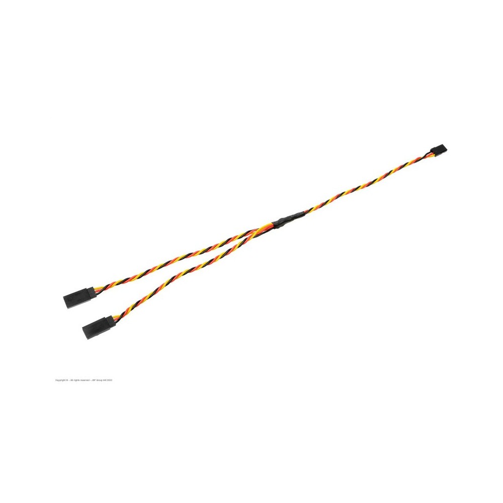 Revtec - Servo Y-Lead - Twisted - JR/Hitec - 22AWG / 60 Strands - 30cm - 1 pc GF-1111-021 Revtec - Servo Y-Lead - Twisted - JR/Hitec - 22AWG / 60 Strands - 30cm - 1 pc GF-1111-021