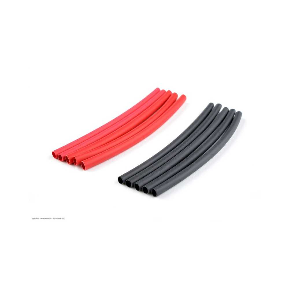 Revtec - Shrink Tubing - 2.4mm - Red + Black - 10 pcs GF-1460-001 Revtec - Shrink Tubing - 2.4mm - Red + Black - 10 pcs GF-1460-001