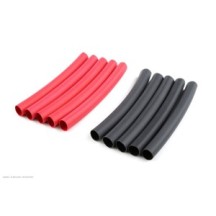 Revtec - Shrink Tubing - 6.4mm - Red + Black - 10 pcs GF-1460-004