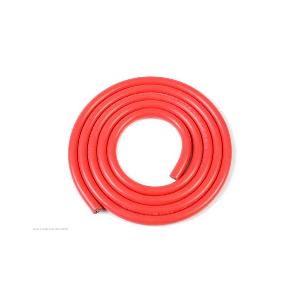 Revtec - Silicone Wire - Powerflex PRO+ - Red - 10AWG - 2683/0.05 Strands - OD 5.5mm - 1m GF-1341-020