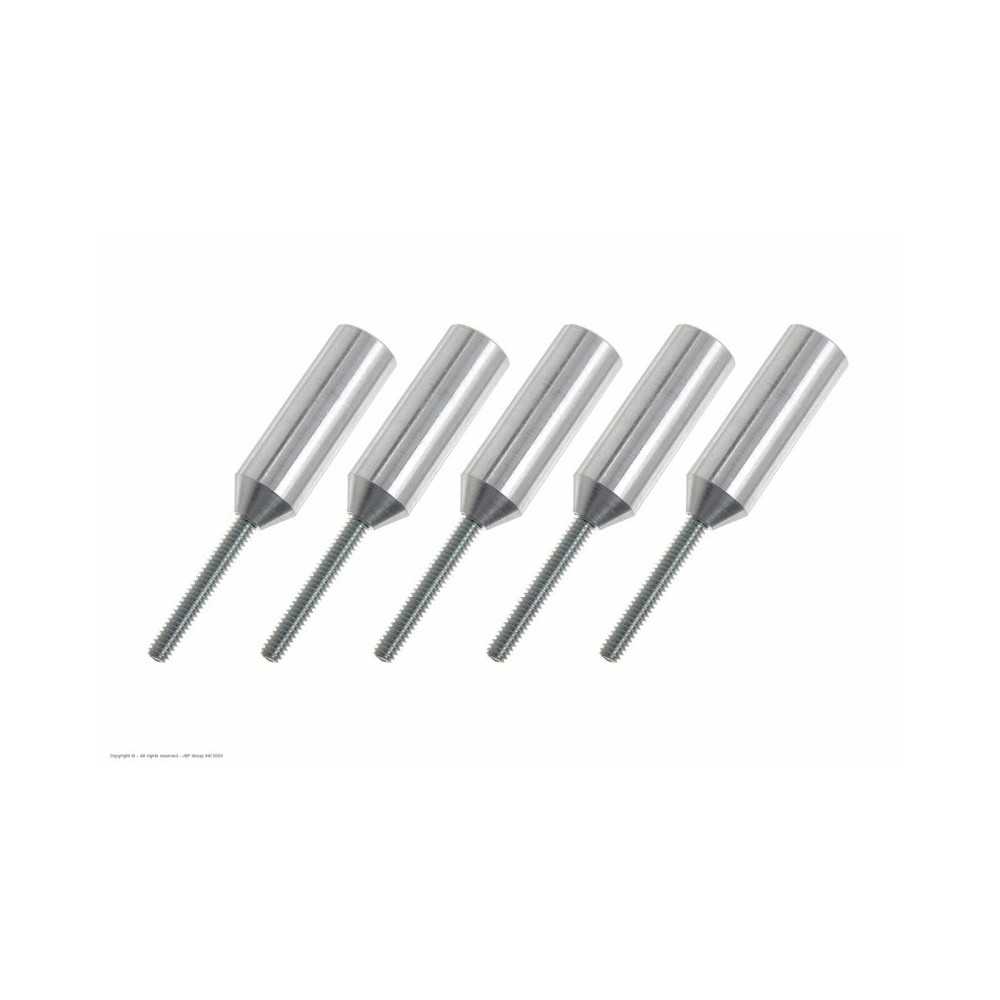 Revtec - Threaded Coupler - M2 - Outer - Carbon Tube Dia. 5mm - 5 pcs GF-2103-006 Revtec - Threaded Coupler - M2 - Outer - Carbon Tube Dia. 5mm - 5 pcs GF-2103-006