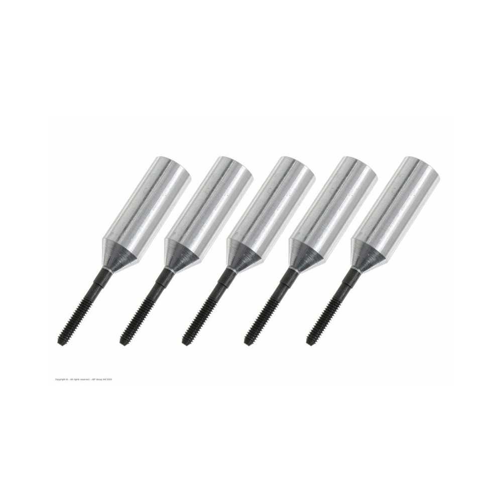 Revtec - Threaded Coupler - M2 - Outer - Carbon Tube Dia. 6mm - 5 pcs GF-2103-009 Revtec - Threaded Coupler - M2 - Outer - Carbon Tube Dia. 6mm - 5 pcs GF-2103-009
