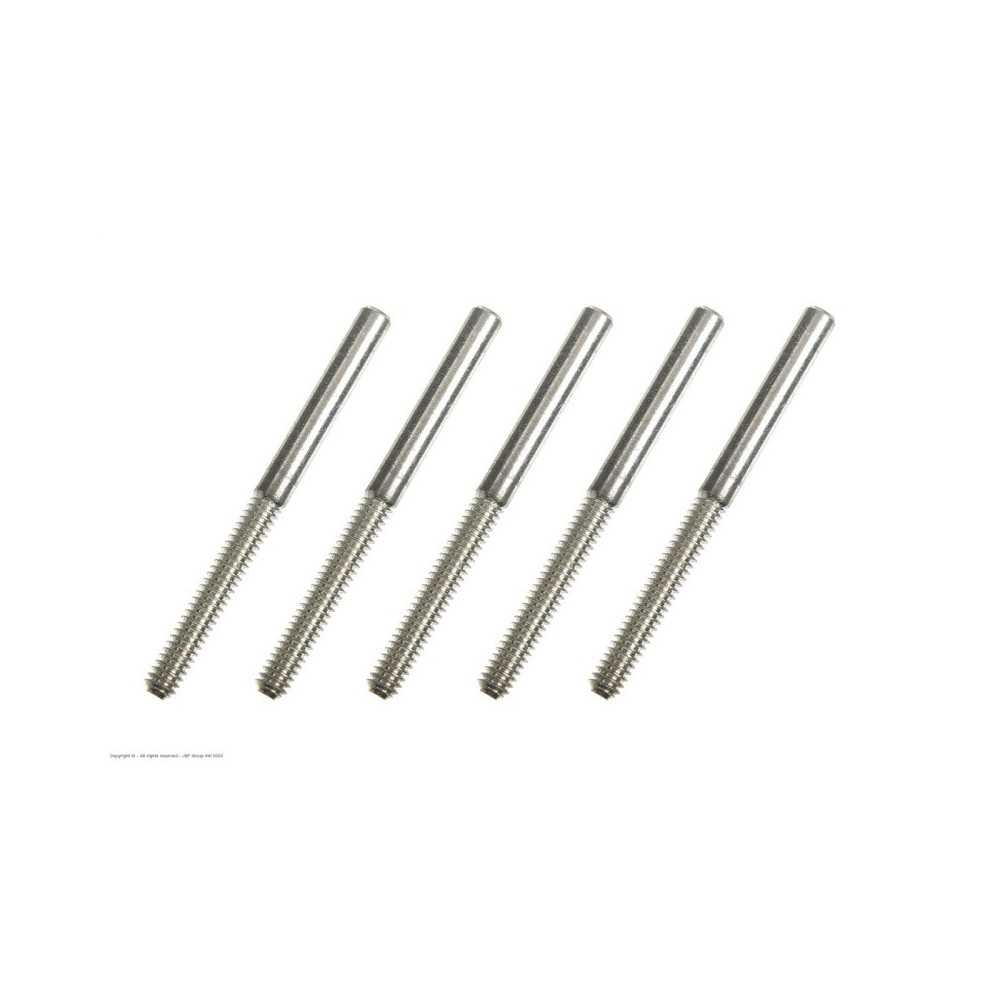 Revtec - Threaded Coupler - M2 - Outer - Wire Dia. 0.8mm - 5 pcs GF-2102-001 Revtec - Threaded Coupler - M2 - Outer - Wire Dia. 0.8mm - 5 pcs GF-2102-001