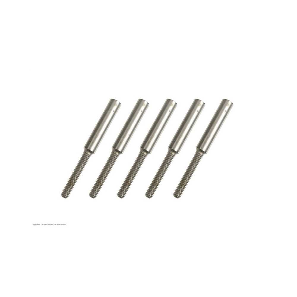 Revtec - Threaded Coupler - M2 - Outer - Wire Dia. 1.2mm - 5 pcs GF-2102-002 Revtec - Threaded Coupler - M2 - Outer - Wire Dia. 1.2mm - 5 pcs GF-2102-002