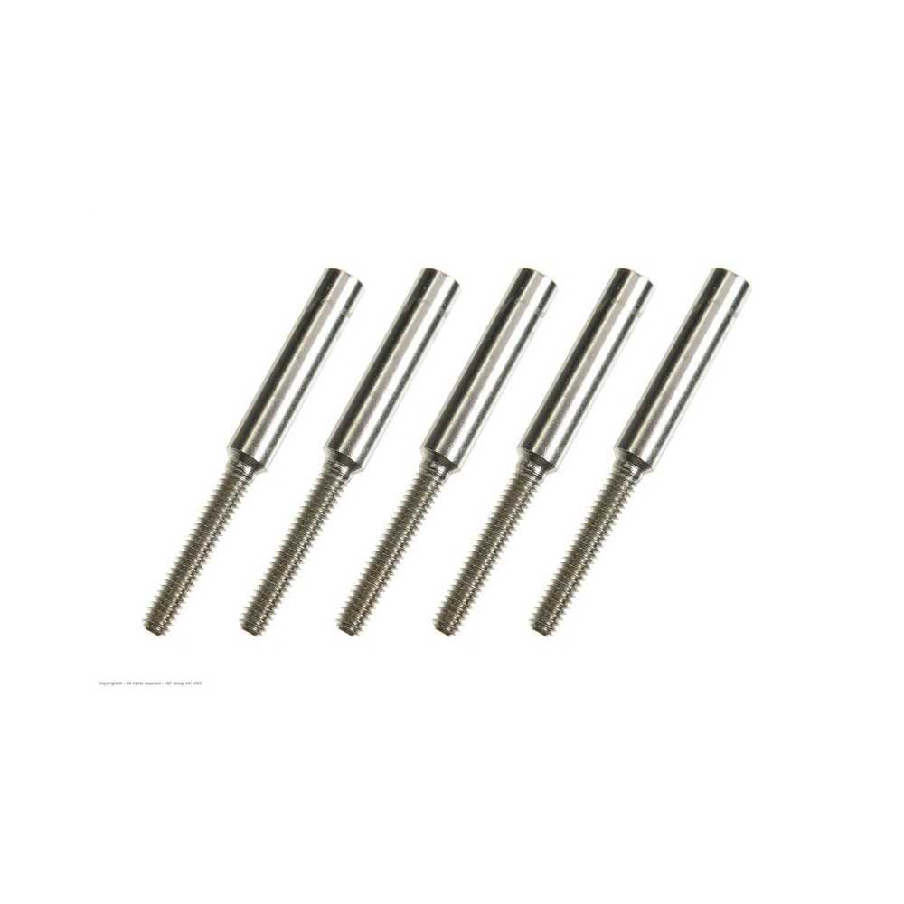 Revtec - Threaded Coupler - M2 - Outer - Wire Dia. 1.6mm - 5 pcs GF-2102-003 Revtec - Threaded Coupler - M2 - Outer - Wire Dia. 1.6mm - 5 pcs GF-2102-003