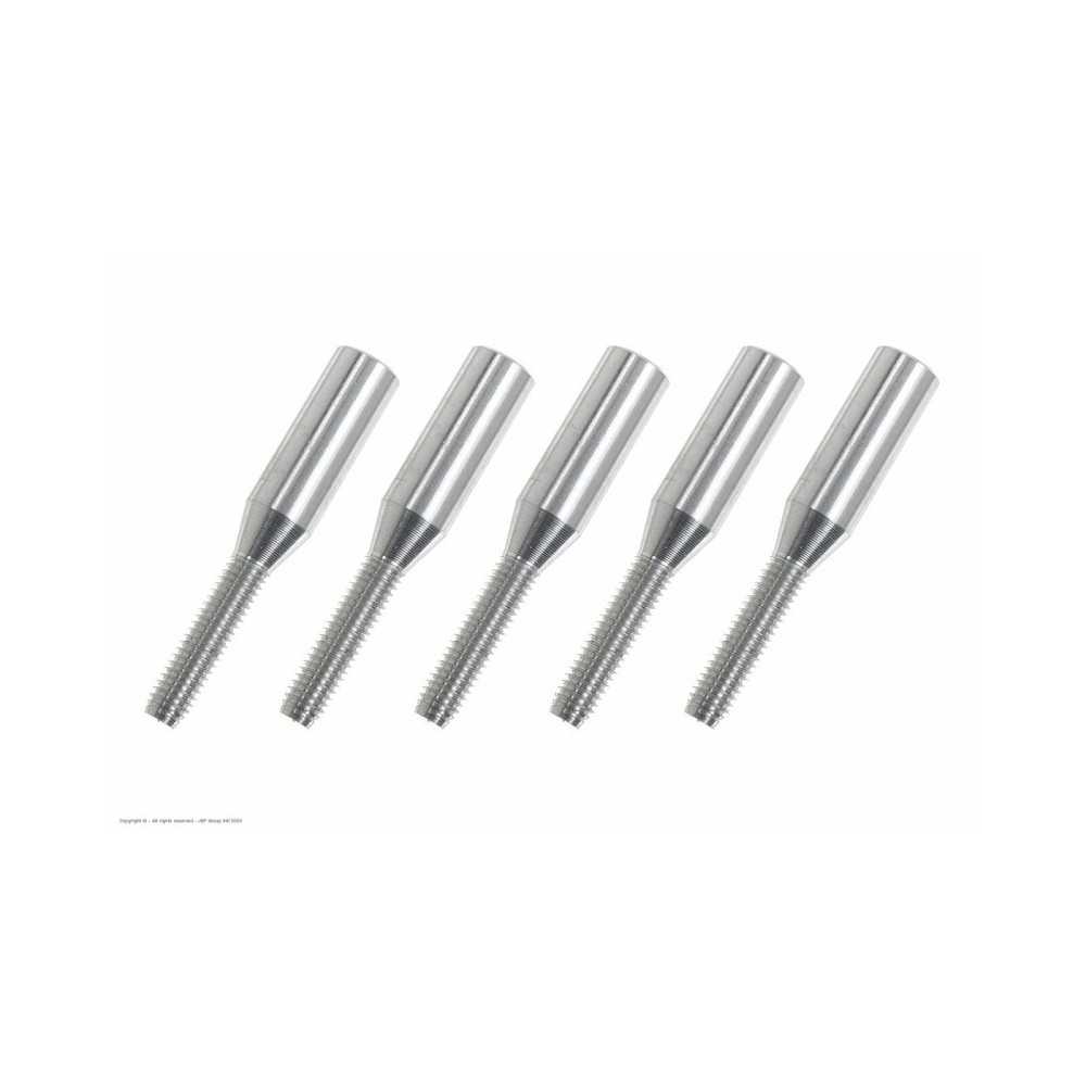 Revtec - Threaded Coupler - M3 - Outer - Carbon Tube Dia. 4mm - 5 pcs GF-2103-005 Revtec - Threaded Coupler - M3 - Outer - Carbon Tube Dia. 4mm - 5 pcs GF-2103-005