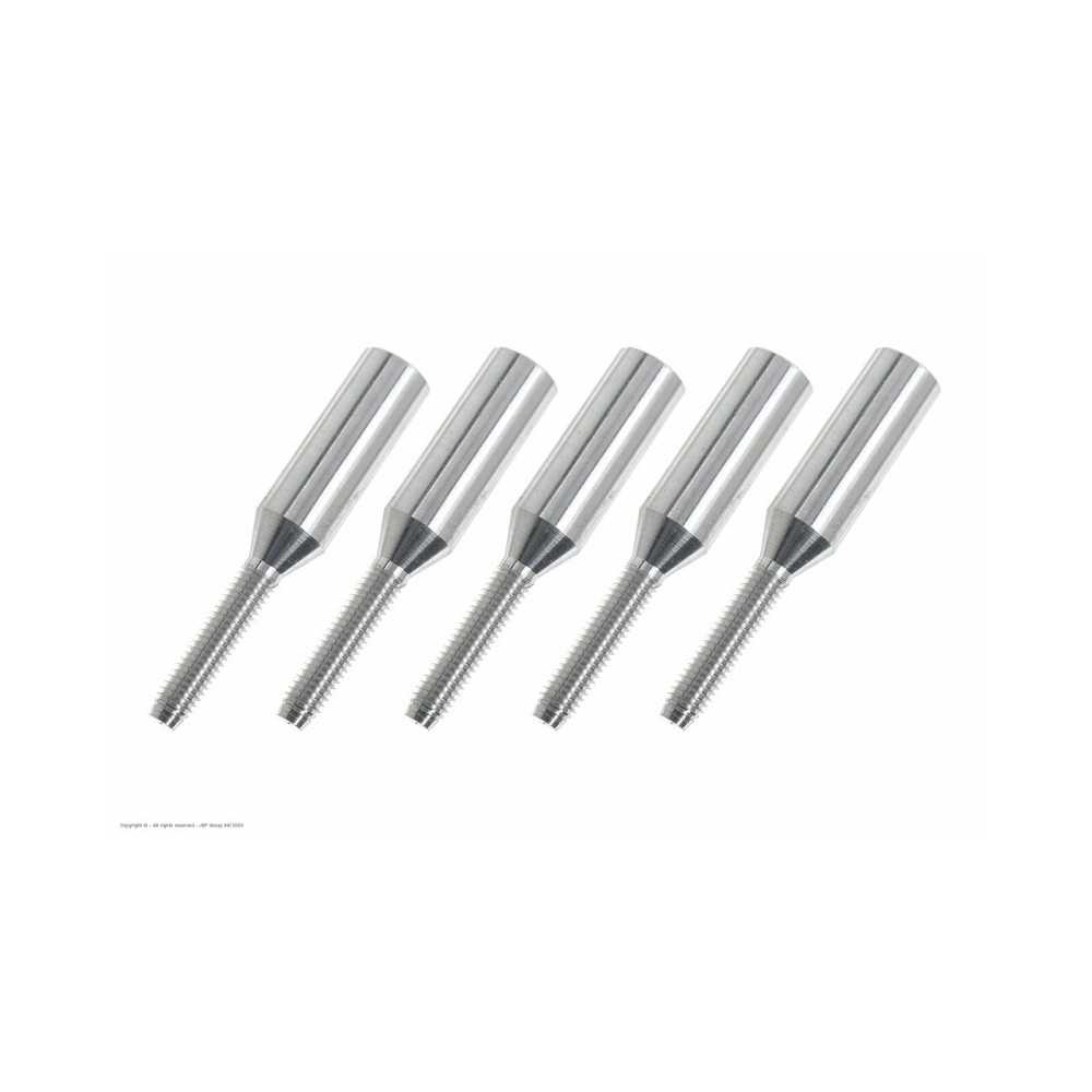 Revtec - Threaded Coupler - M3 - Outer - Carbon Tube Dia. 5mm - 5 pcs GF-2103-008 Revtec - Threaded Coupler - M3 - Outer - Carbon Tube Dia. 5mm - 5 pcs GF-2103-008